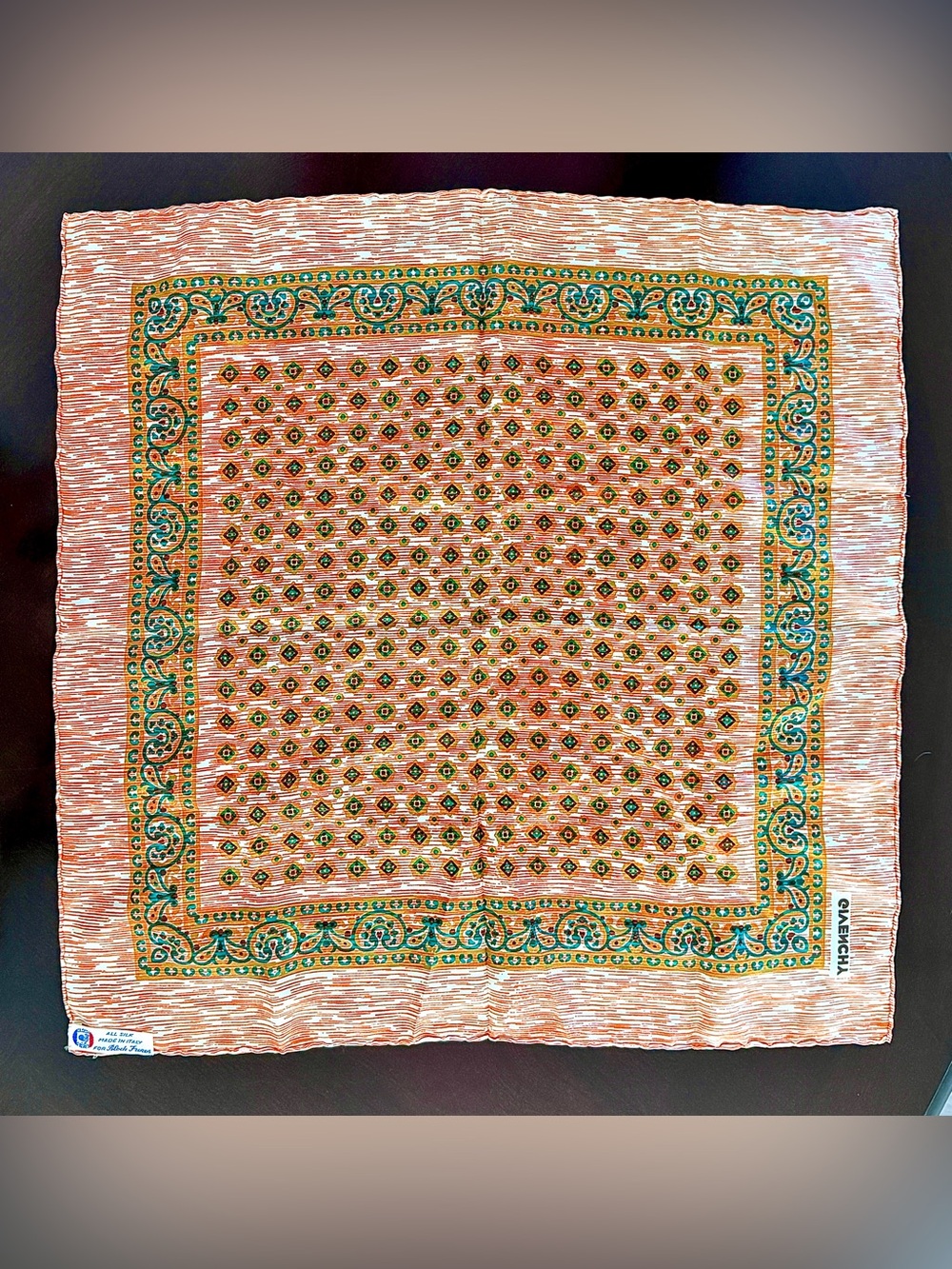 Givenchy Vintage Silk Bandana Scarf - Picture 4 of 6